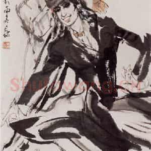 1985年 黄胄《新疆舞》国画人物作品图片鉴赏