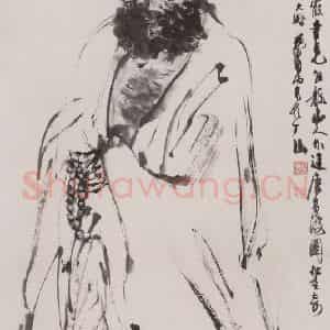 1983年 黄胄《达摩》国画人物作品图片鉴赏