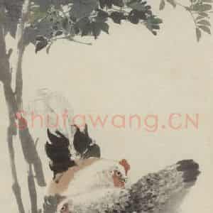 清代 任颐《花卉禽鸟四条屏》国画综合作品图片鉴赏