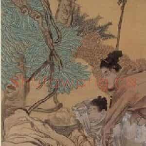 清代 任颐《人物故事四条屏》国画综合作品图片鉴赏