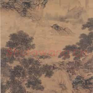 明代 谢时臣《蓬莱访道图》国画综合作品图片鉴赏