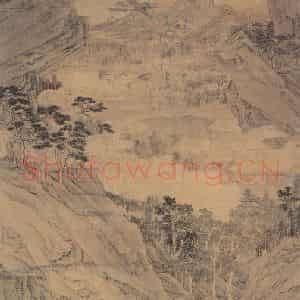 明代 陆治《桃源图》国画山水作品图片鉴赏