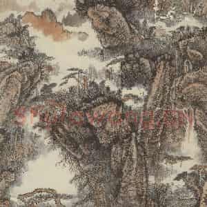 黄秋园《山水》国画山水作品图片鉴赏
