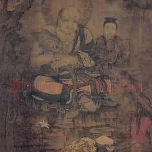 元代《罗汉图》国画人物作品图片鉴赏