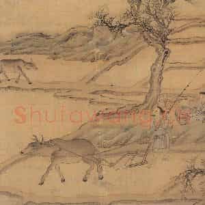 明代《渔家乐》国画综合作品图片鉴赏