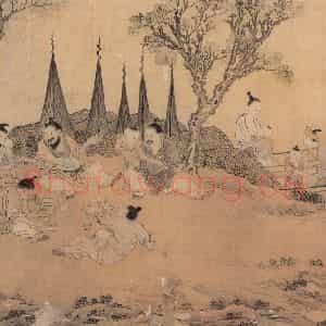 明代《渔家乐》国画综合作品图片鉴赏