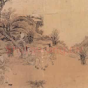 明代《渔家乐》国画综合作品图片鉴赏