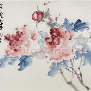 1994年 董寿平《天香》国画花鸟写意作品图片鉴赏