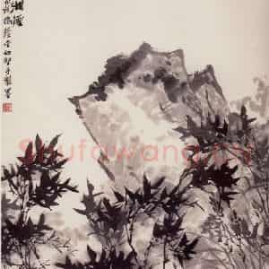 1962年 郭味蕖《楚雨湘烟》国画花鸟写意作品图片鉴赏