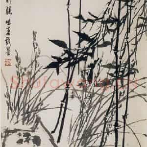 60年代 郭味蕖《东风春雨》国画花鸟写意作品图片鉴赏