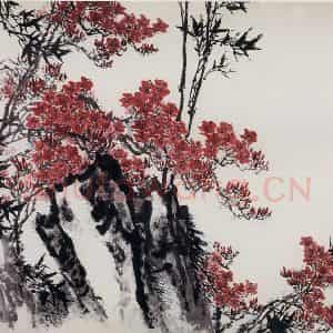 1962年 郭味蕖《大好春光》国画花鸟写意作品图片鉴赏