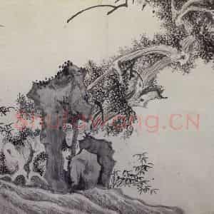 明代 文征明《杂画四段卷》国画综合作品图片鉴赏