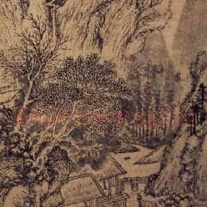 明代 文征明《山水册》国画山水作品图片鉴赏