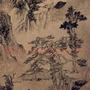 明代 文征明《山水册》国画山水作品图片鉴赏