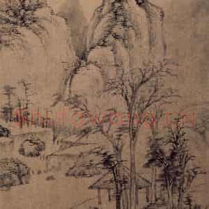 明代 文征明《山水册》国画山水作品图片鉴赏