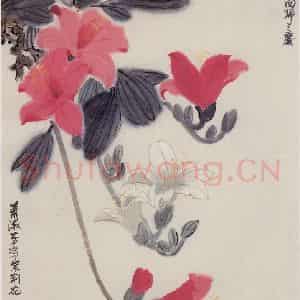 1997年 萧淑芳《回春图》国画花鸟作品图片鉴赏