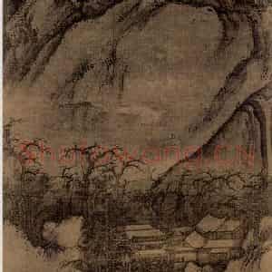 北宋 郭熙《关山春雪图》国画山水作品图片鉴赏