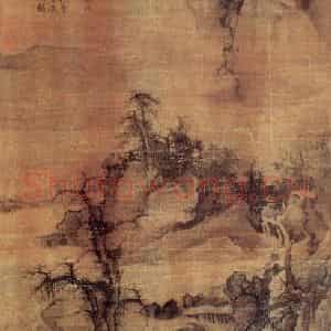 北宋 郭熙《溪山访友图》国画山水作品图片鉴赏