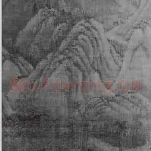 北宋 李成《秋山萧寺图》国画山水作品图片鉴赏