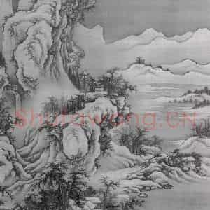 北宋 郭熙《雪景图》国画山水作品图片鉴赏