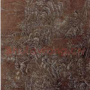 五代 荆浩《雪景山水图》国画山水作品图片鉴赏