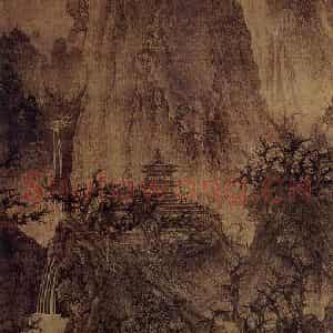 北宋 李成《晴峦萧寺图》国画山水作品图片鉴赏
