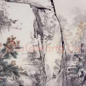 1981年 吴山明《百草园》国画综合作品图片鉴赏