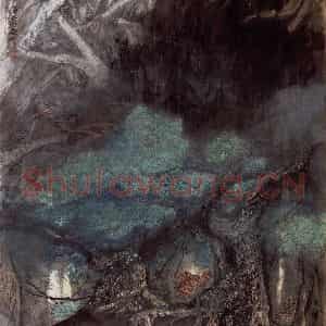 1995年 何海霞《密林》国画花鸟写意作品图片鉴赏