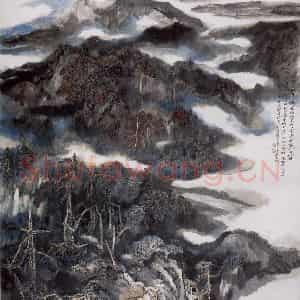 1996年 何海霞《九寨沟》国画山水写意作品图片鉴赏