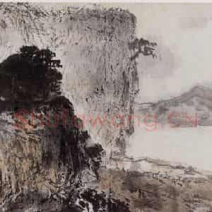 杨善深《归乡图》国画山水作品图片鉴赏