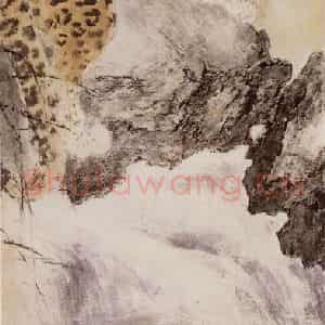 杨善深《南山豹隐》国画综合作品图片鉴赏