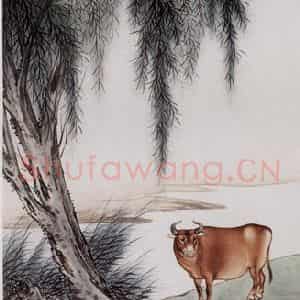 1948年 马晋《动物四条屏》国画综合作品图片鉴赏