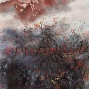 近现代 宋雨桂《菁山行》国画山水作品图片鉴赏