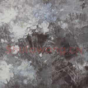 近现代 宋雨桂《冷艳》国画山水作品图片鉴赏