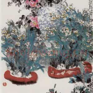 近现代 宋雨桂《福君》国画山水作品图片鉴赏