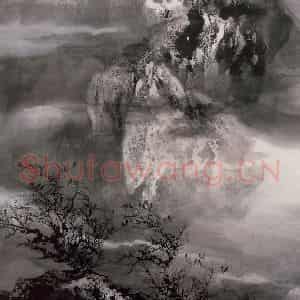 近现代 宋雨桂《寒风》国画山水作品图片鉴赏