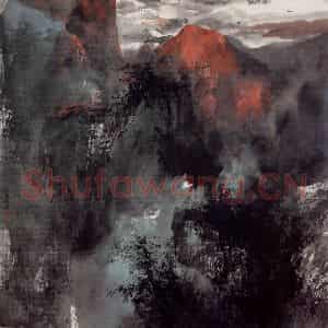 近现代 宋雨桂《菁山行》国画山水作品图片鉴赏