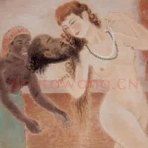 1946年 方人定《沙洛美》国画人物作品图片鉴赏