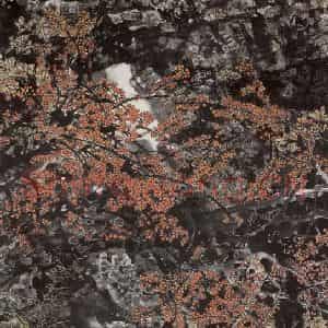 1989年 王晋元《山野秋色》国画花鸟写意作品图片鉴赏
