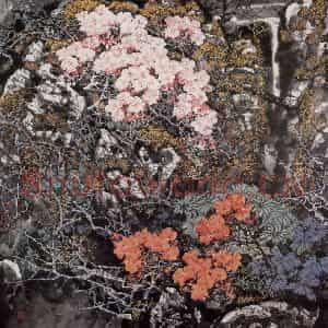 王晋元《暖春》国画花鸟写意作品图片鉴赏