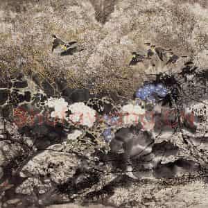 王晋元《秋风秋色》国画花鸟写意作品图片鉴赏