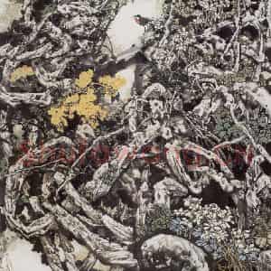 王晋元《龙蛇升腾》国画花鸟写意作品图片鉴赏