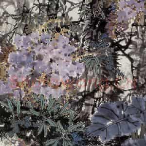 1982年 王晋元《春声》国画花鸟写意作品图片鉴赏