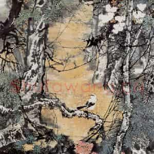 1984年 王晋元《芳林情》国画花鸟写意作品图片鉴赏