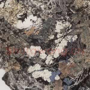 1988年 王晋元《秋色苍苍》国画花鸟写意作品图片鉴赏