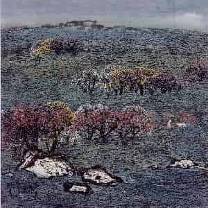 1996年 刘宝纯《屏东龟山》国画山水作品图片鉴赏