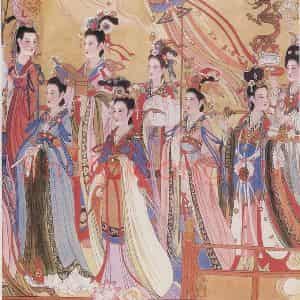 1986年 任率英《八十七神仙卷》国画人物作品图片鉴赏