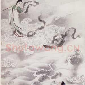 1942年 任率英《七七佳期》国画人物作品图片鉴赏