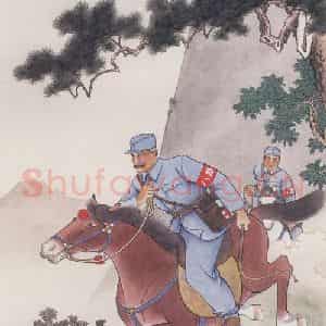 1968年 任率英《白求恩》国画人物作品图片鉴赏