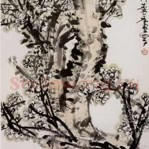 1981年 许麟庐《老当益壮》国画花鸟写意作品图片鉴赏
